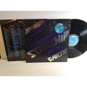 Jefferson Starship - Earth LP Record 1978 Vinyl RCA Rock 33RPM Silver Logo Cover